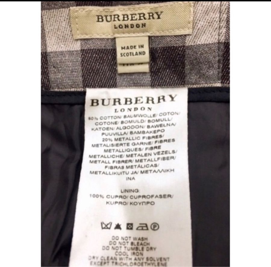二手名牌服裝 英國 BURBERRY 英倫經典短裙-1