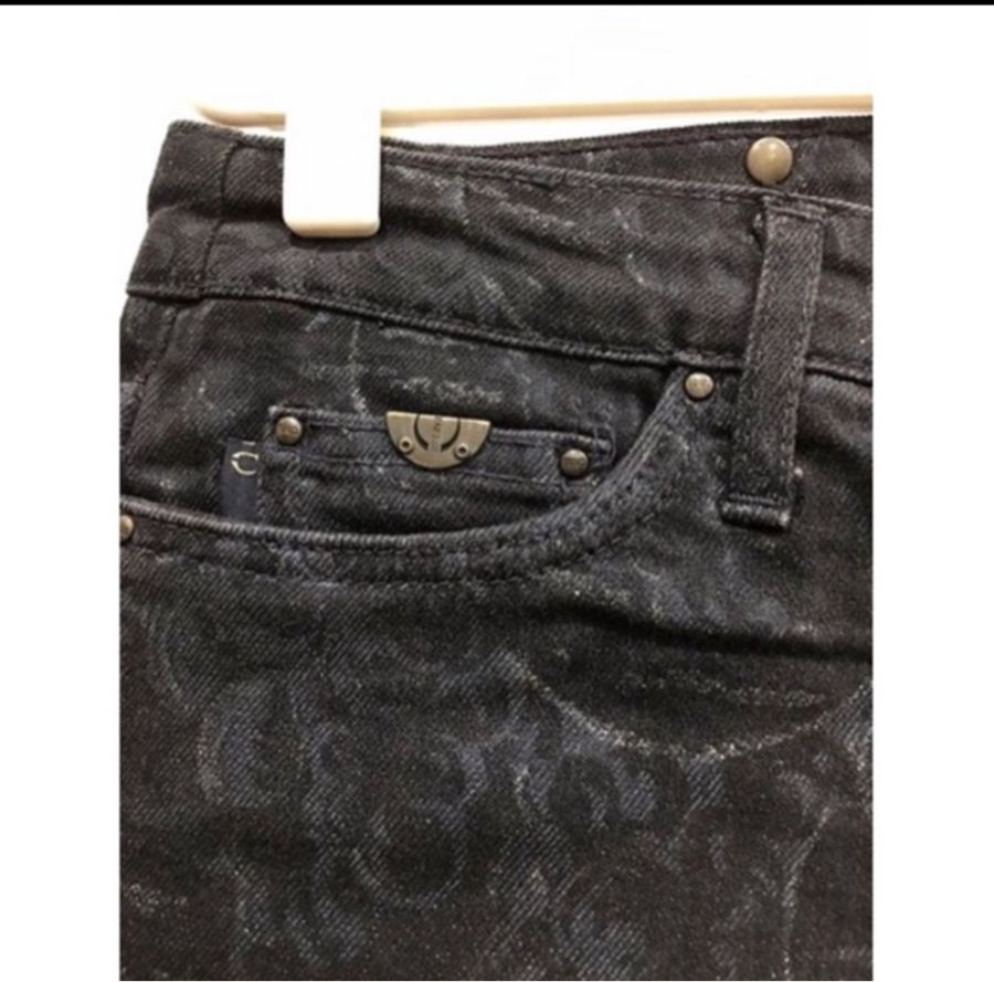[近全新] 二手名牌服裝 義大利頂級 just Cavalli 牛仔長褲-2