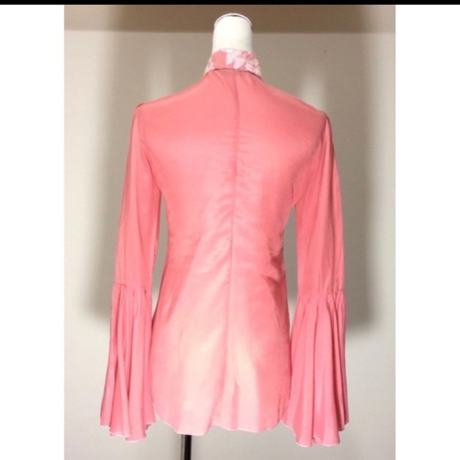 二手名牌服裝 義大利頂級 Roberto Cavalli 真絲上衣-1