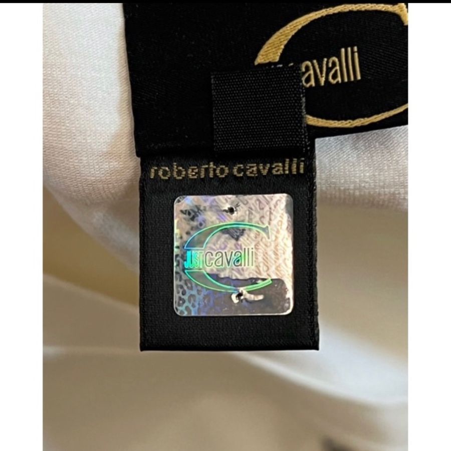 [近全新] 二手名牌服裝 義大利頂級 Just cavalli 上衣 尺碼：S-5