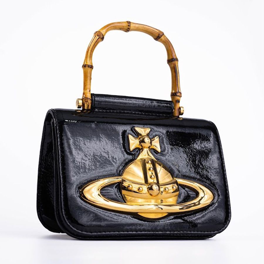 二手 Vivienne Westwood 經典土星手提包-0
