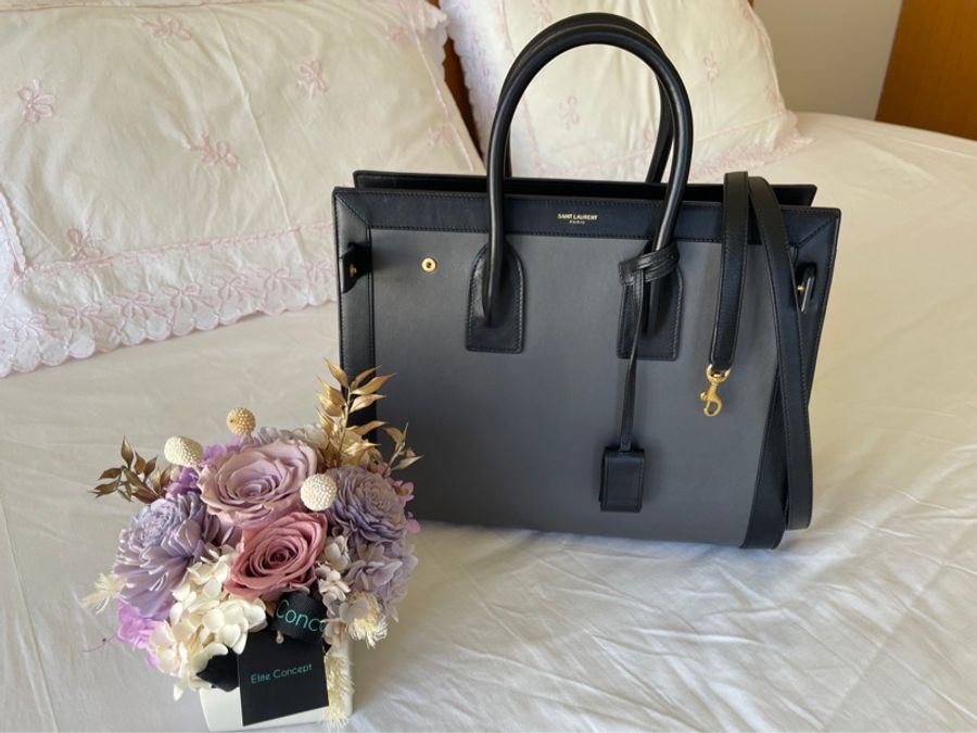 YSL Saint Laurent Sac De Jour 風琴包-0