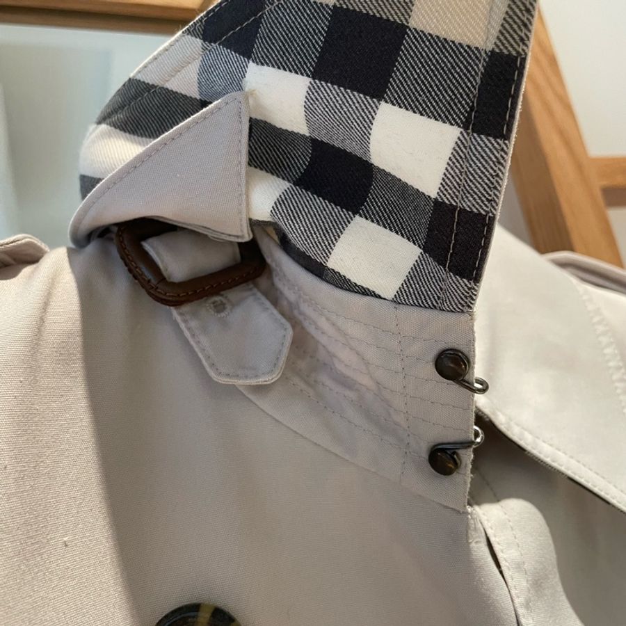 Burberry短版風衣尺寸UK8/USA6-4
