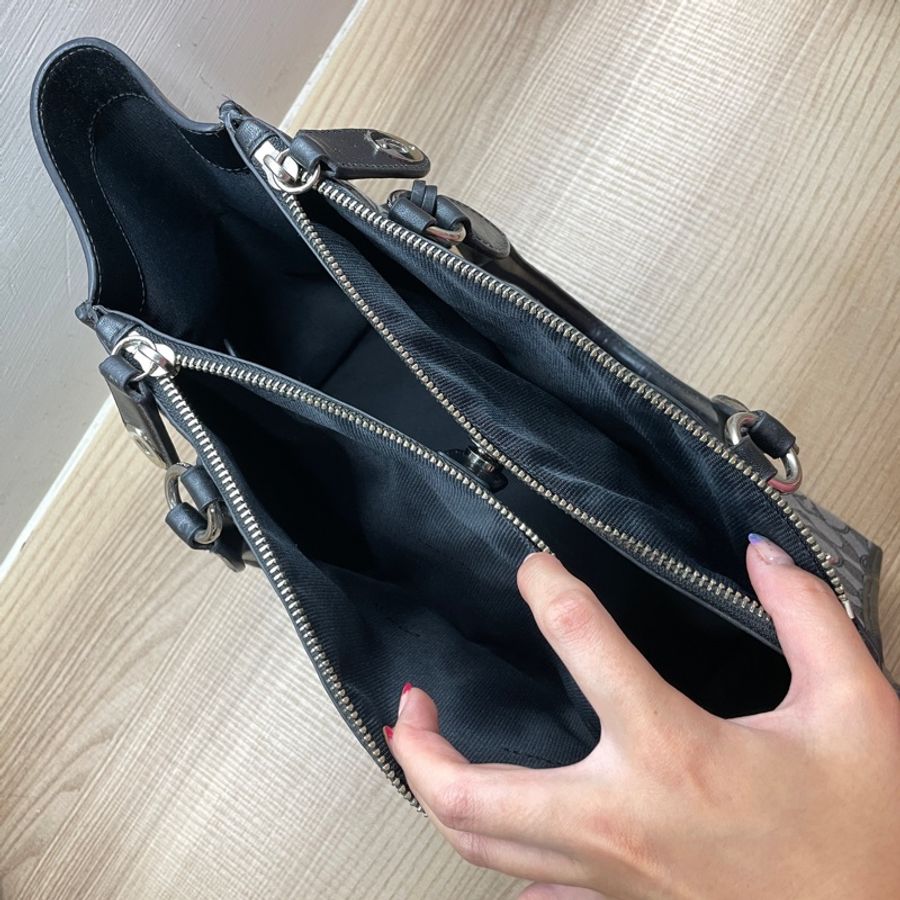 Coach經典老花手提包-5