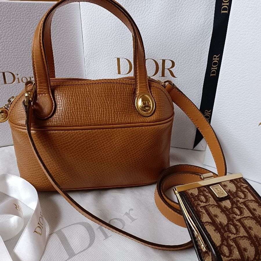 Dior vintage mini bolide 造型金球手提包-0