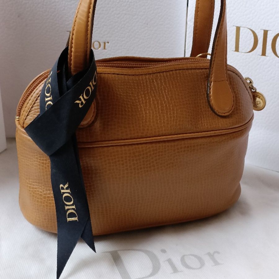 Dior vintage mini bolide 造型金球手提包-6