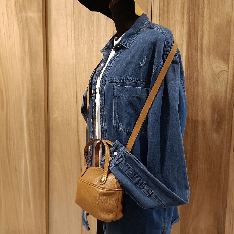 Dior vintage mini bolide 造型金球手提包-12