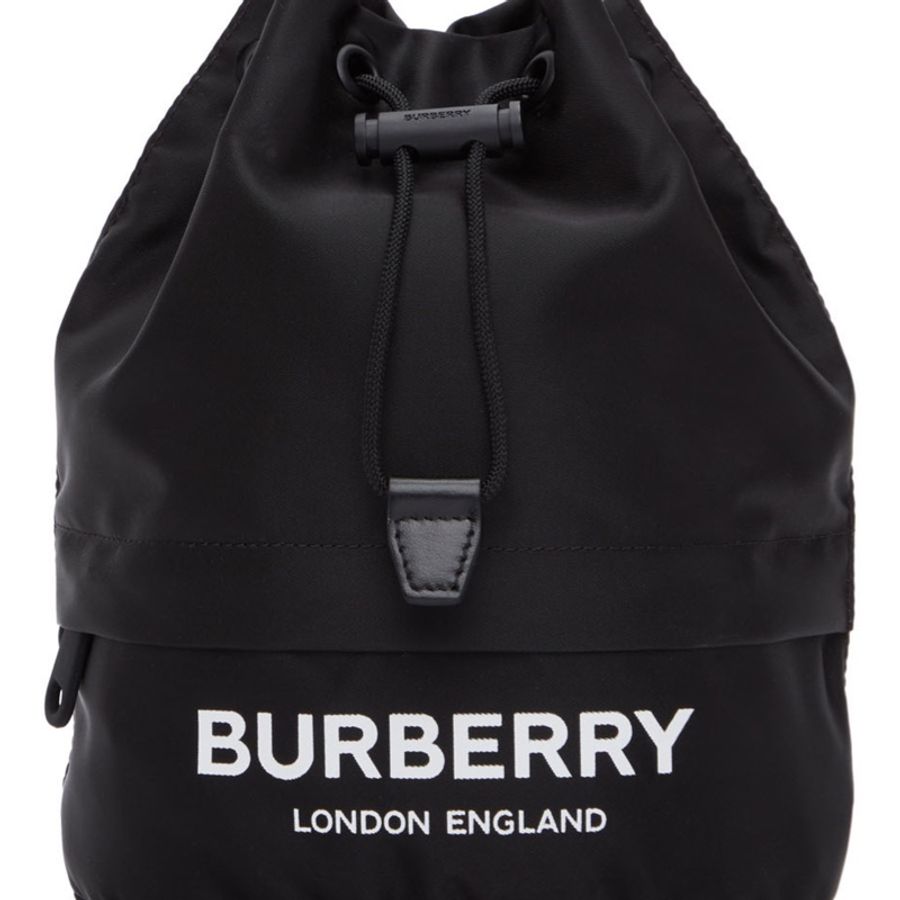 二手正品~近全新Burberry字母經典帆布/水桶包/可三背/稀缺實用款/全配(看圖看內文)誠可小議-9