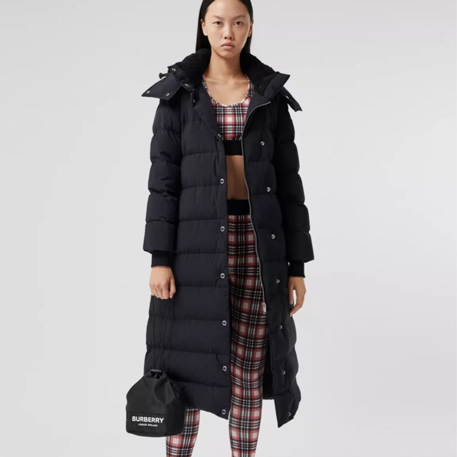 二手正品~近全新Burberry字母經典帆布/水桶包/可三背/稀缺實用款/全配(看圖看內文)誠可小議-1