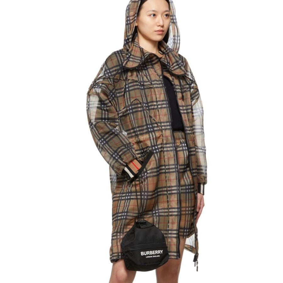 二手正品~近全新Burberry字母經典帆布/水桶包/可三背/稀缺實用款/全配(看圖看內文)誠可小議-2