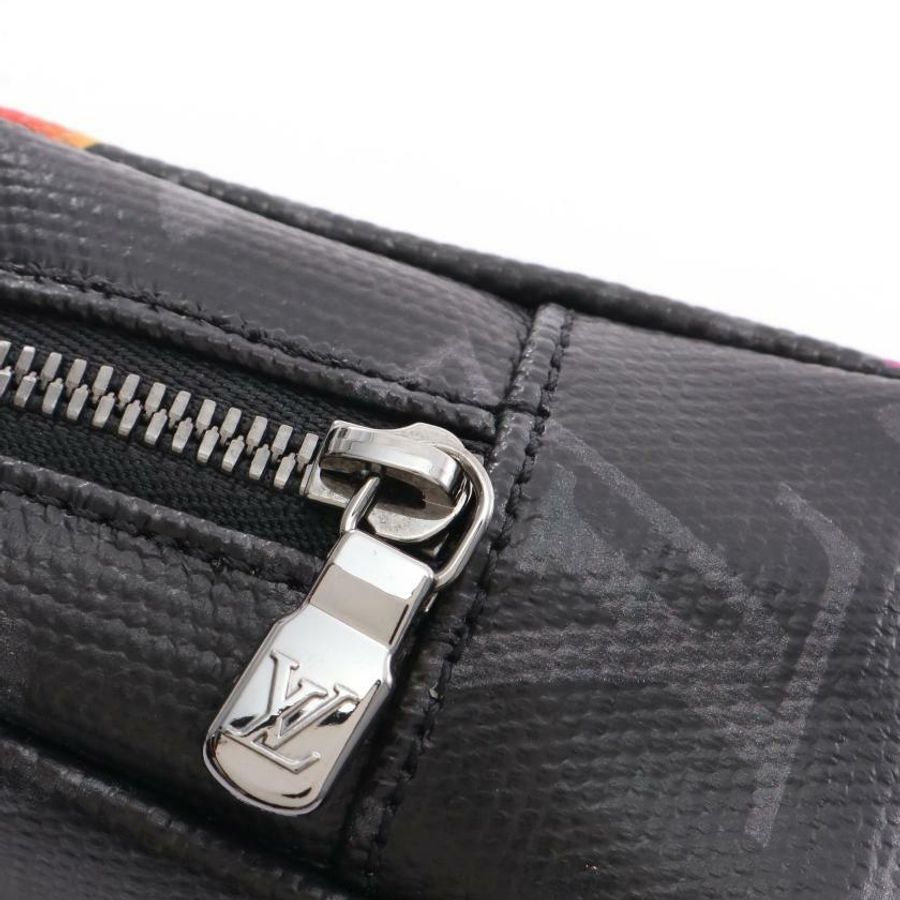 【日本直送】中古LV路易威登 9.5新 BijouxSacSquare小袋老花附鑰匙環-5