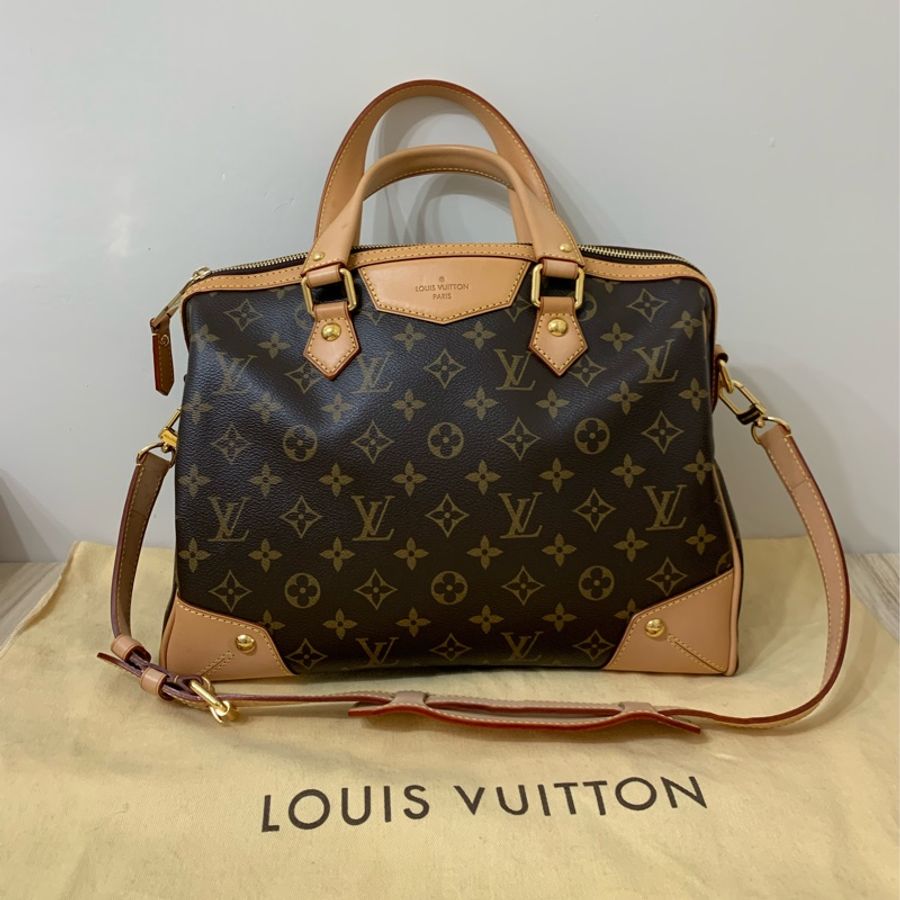 Louis Vuitton Monogram Retiro PM Satchel Shoulder Handbag 老花肩背手提包-0