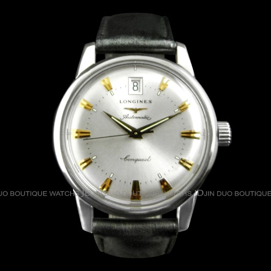 金鐸精品~2192 LONGINES 浪琴 CONQUEST HERITAGE 康卡斯 經典復刻系列 自動上鍊中性腕錶-0