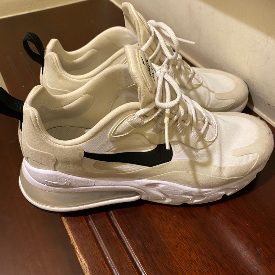 「二手」Nike Air Max 270 React 白黑 熊貓 女款-1