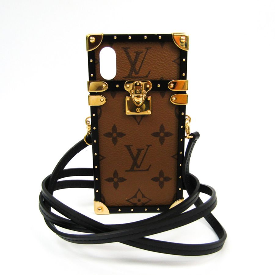 【日本直送】Louis Vuitton Monogram Reverse Monogram Reverse Phone Rugged Case For Phone X Eye trunk PHONE X iPhone case M62619-0
