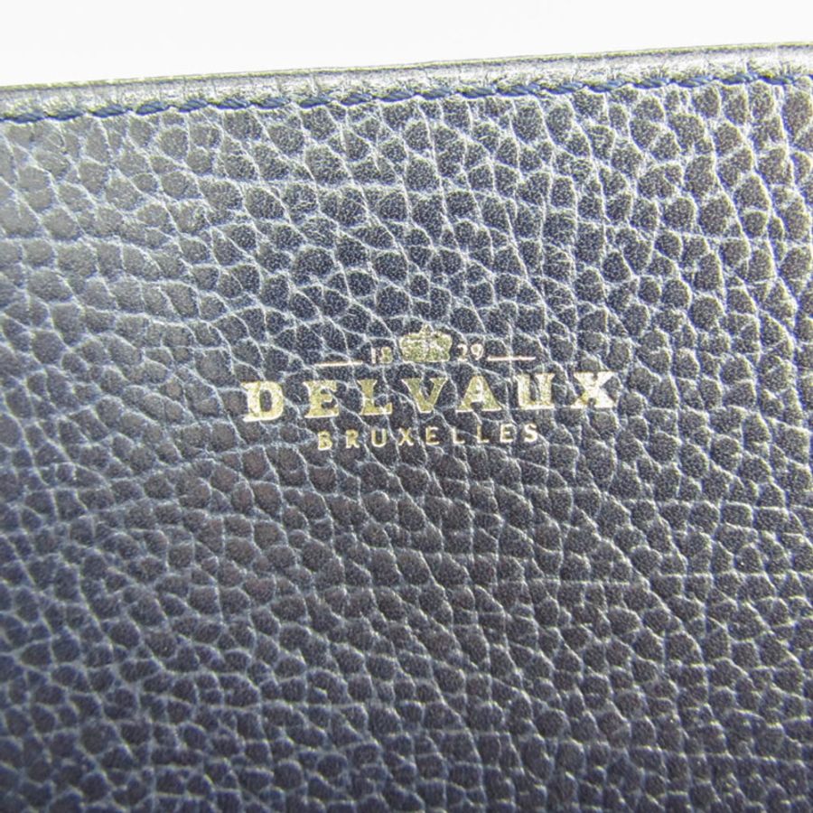 【日本直送】Delvaux 女士皮革手提包海軍藍-11