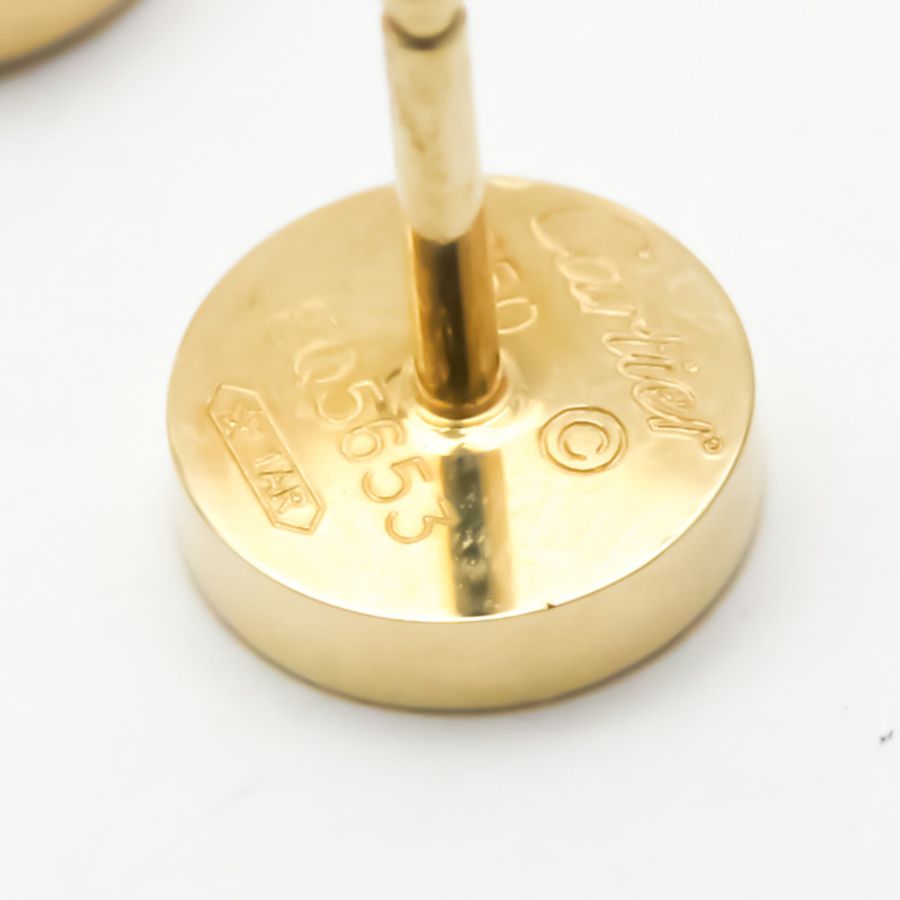 【日本直送】卡地亞 Love Earrings No Stone 黃金 (18K) 耳釘-4