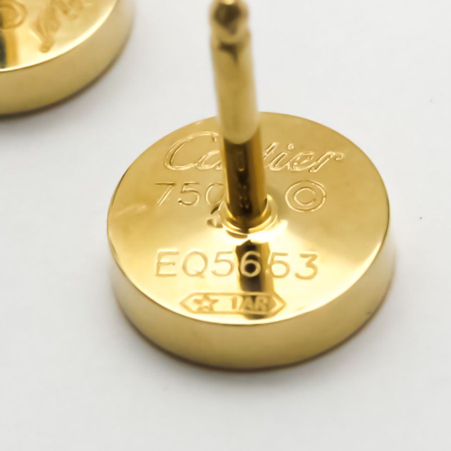 【日本直送】卡地亞 Love Earrings No Stone 黃金 (18K) 耳釘-5