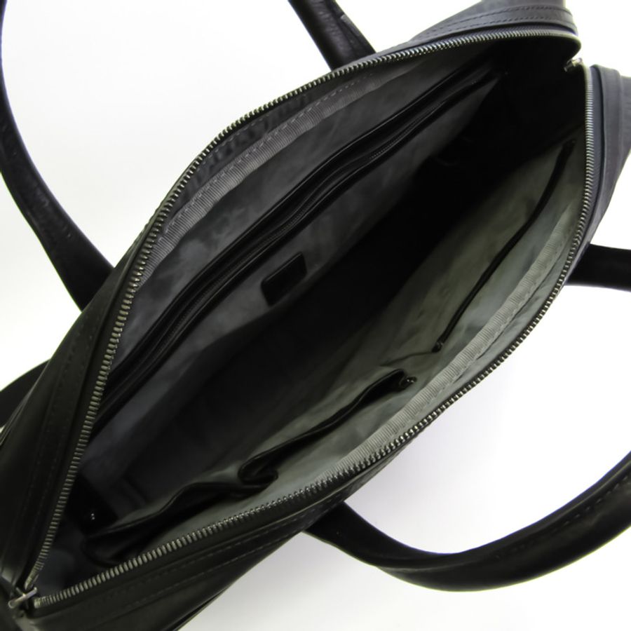 【日本直送】登喜路 Dunhill Logo PVC 公文包 黑色-2