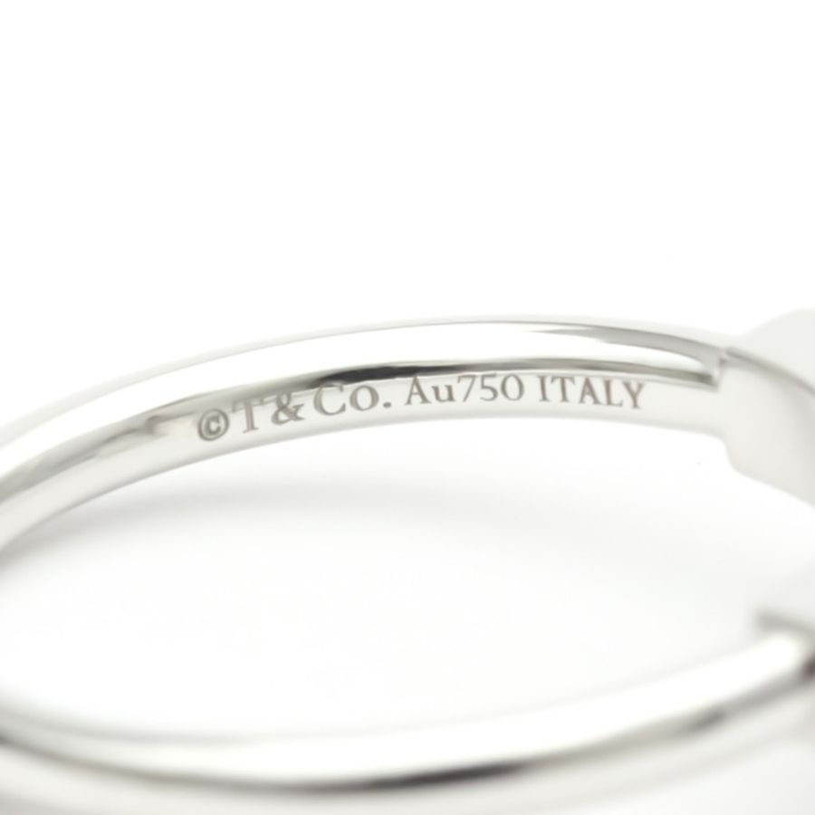 【日本直送】Tiffany T Wire 戒指白金 (18K) 時尚鑽石,綠松石戒指-6