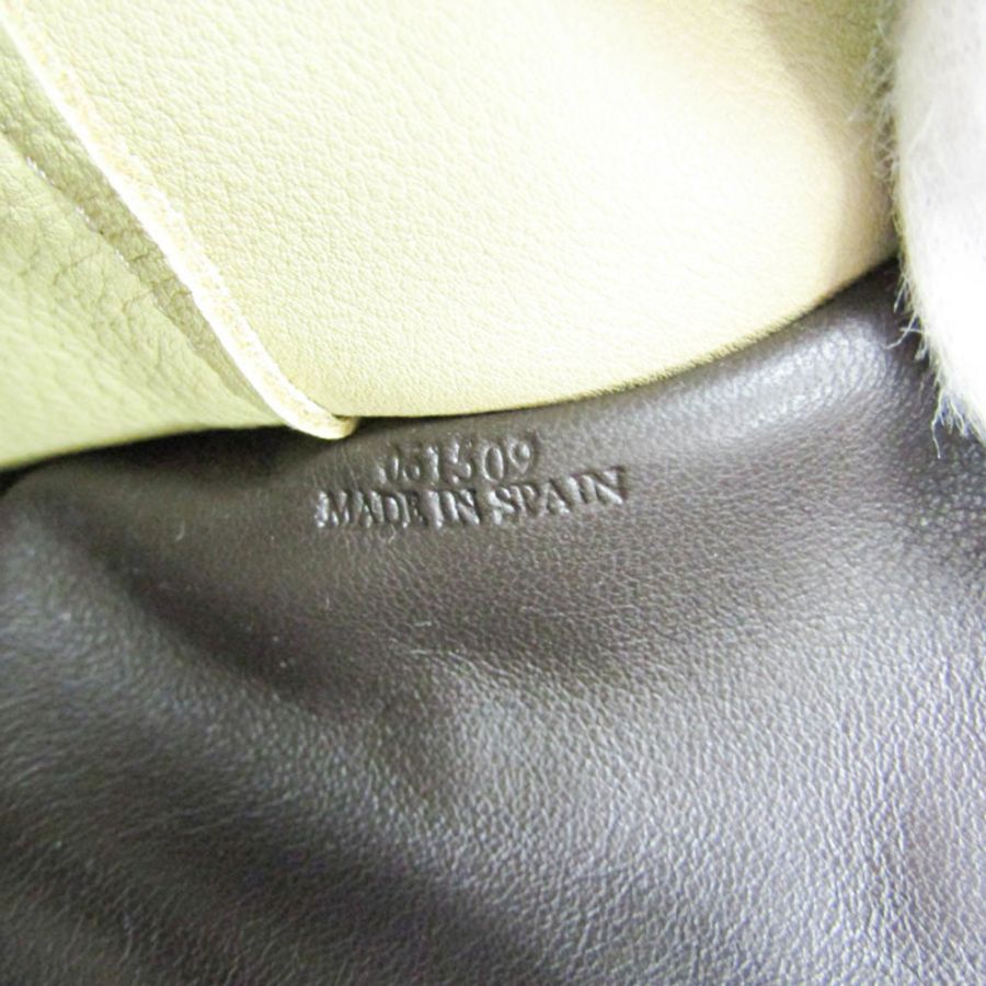 【日本直送】Loewe Amazona Amazona28 352.61.NO3 女款麂皮,皮革手提包米色,深棕色-7