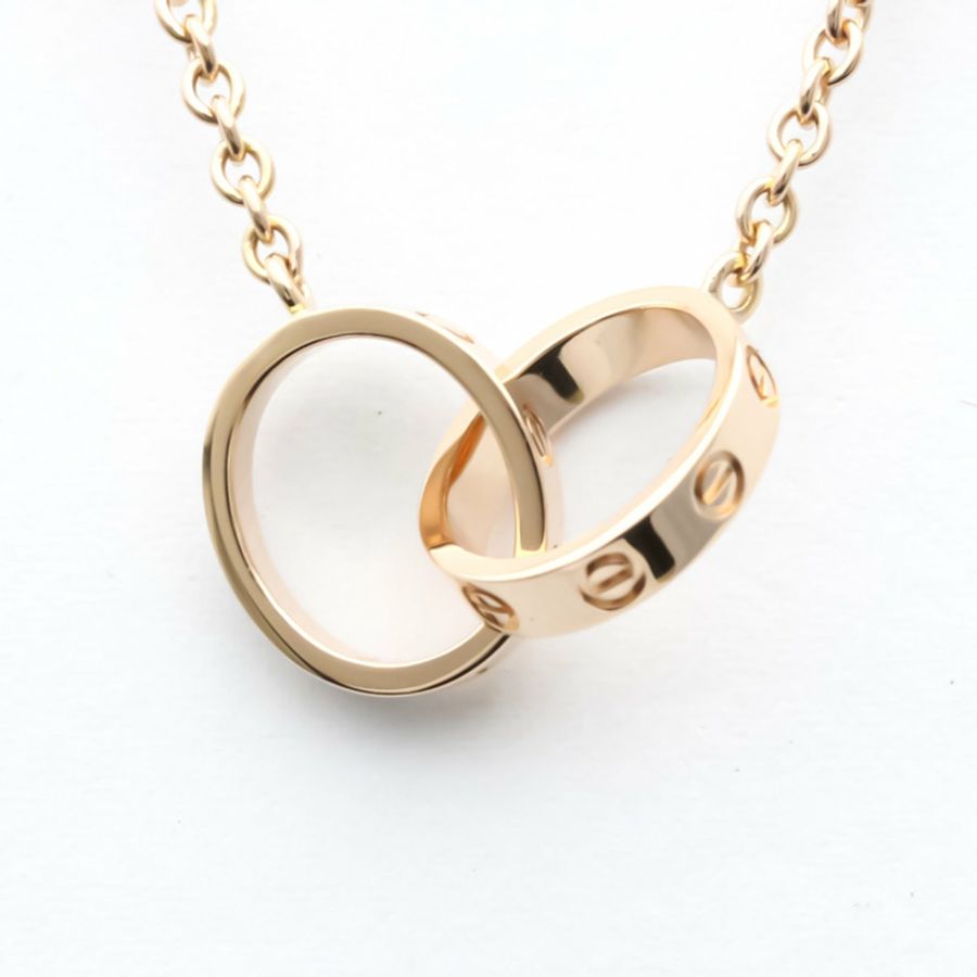 【日本直送】拋光 CARTIER Love 項鍊 18K 玫瑰金 PG 吊墜 B7212300 BF551829-0