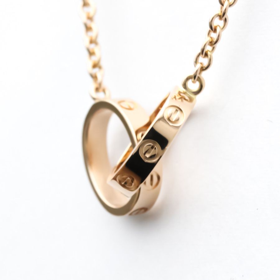 【日本直送】拋光 CARTIER Love 項鍊 18K 玫瑰金 PG 吊墜 B7212300 BF551829-1