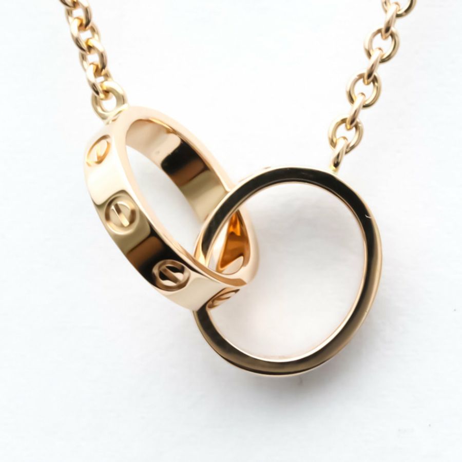 【日本直送】拋光 CARTIER Love 項鍊 18K 玫瑰金 PG 吊墜 B7212300 BF551829-4