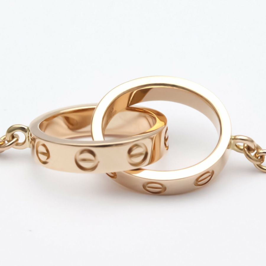 【日本直送】拋光 CARTIER Love 項鍊 18K 玫瑰金 PG 吊墜 B7212300 BF551829-5
