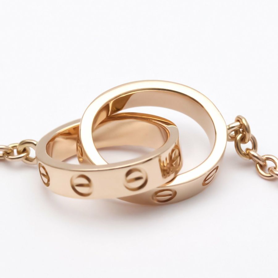 【日本直送】拋光 CARTIER Love 項鍊 18K 玫瑰金 PG 吊墜 B7212300 BF551829-6