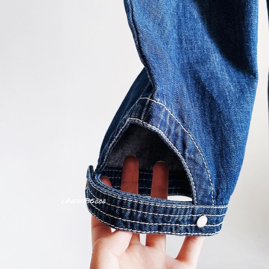 FENDI 牛仔高腰褲-4