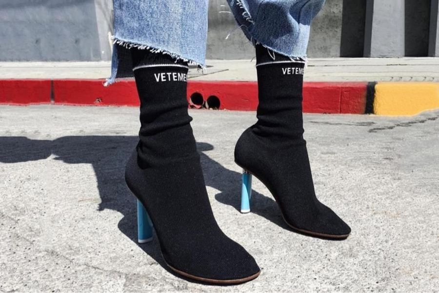 Vetements 中筒針織靴-7