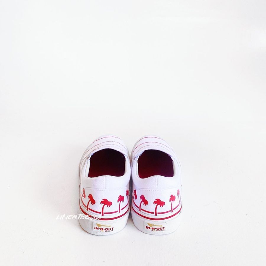 全新 美國連鎖漢堡品牌IN-N-OUT slip on 休閒鞋-5