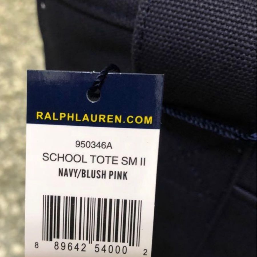 全新 POLO Ralph Lauren 經典大馬LOGO圖騰刺繡小型手提肩包-1