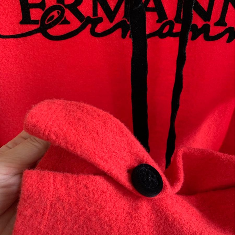 ERMANNO made in Italy 正紅連帽上衣-2