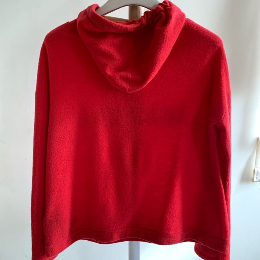 ERMANNO made in Italy 正紅連帽上衣-3