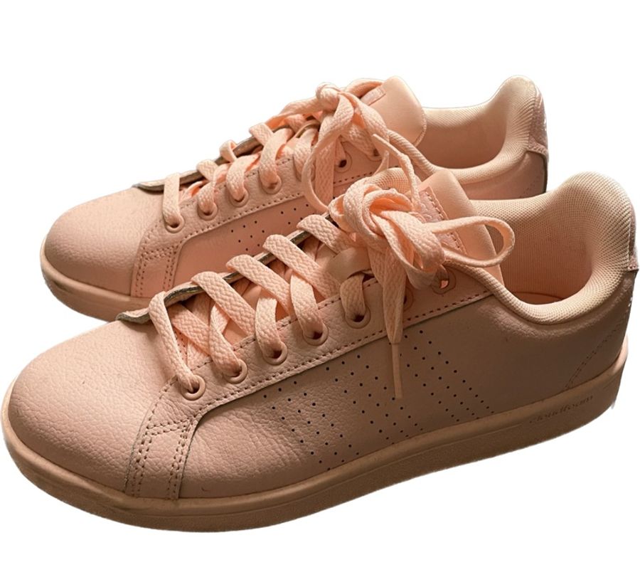 adidas愛迪達限量珊瑚粉女鞋-0