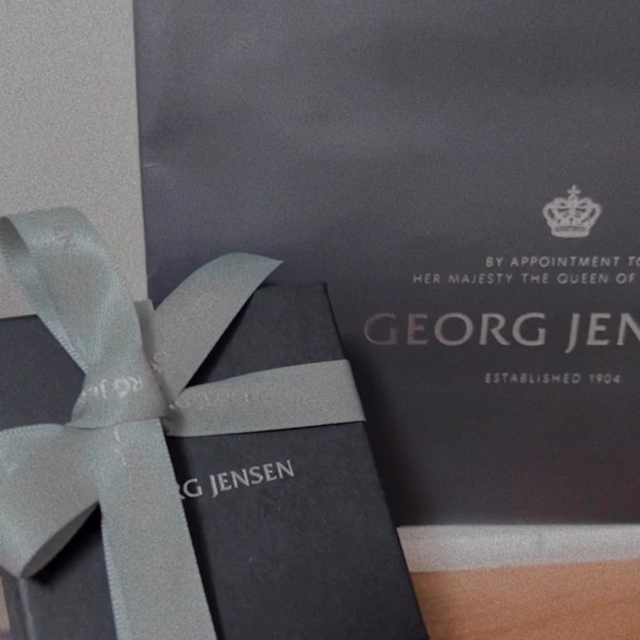Georg Jensen 喬治傑生 INFINITY 純銀 項鍊 全配-1