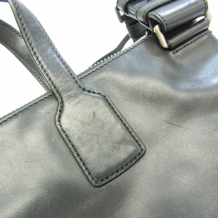 【日本直送】Bally TAS 男士皮革文件包,單肩包黑色-3