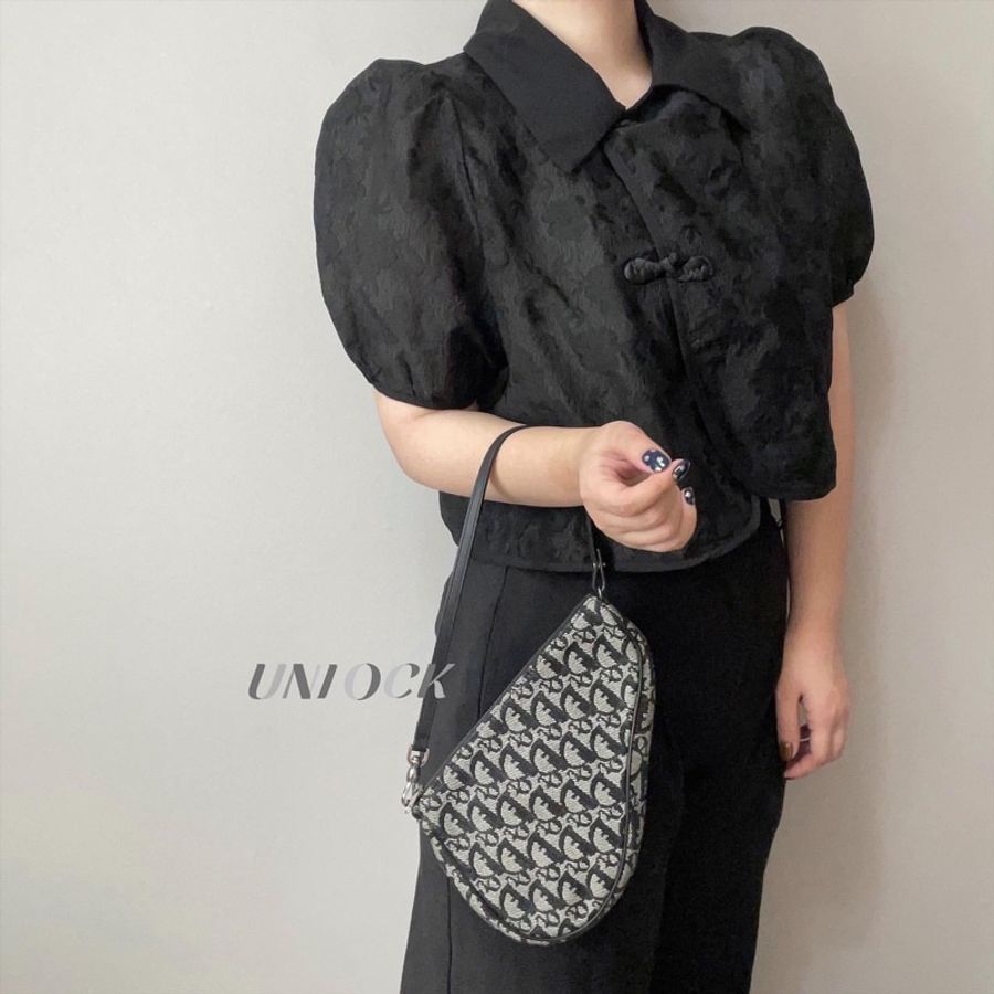 🔦DIOR 00’s經典老花馬鞍包-1