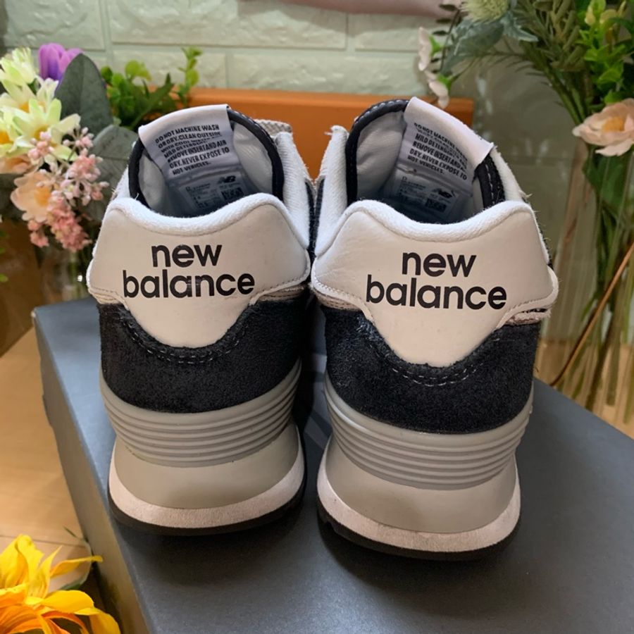 New Balance 574系列 黑款 情侶 經典 爆款 男女款 休閒 復古鞋 麂皮-4