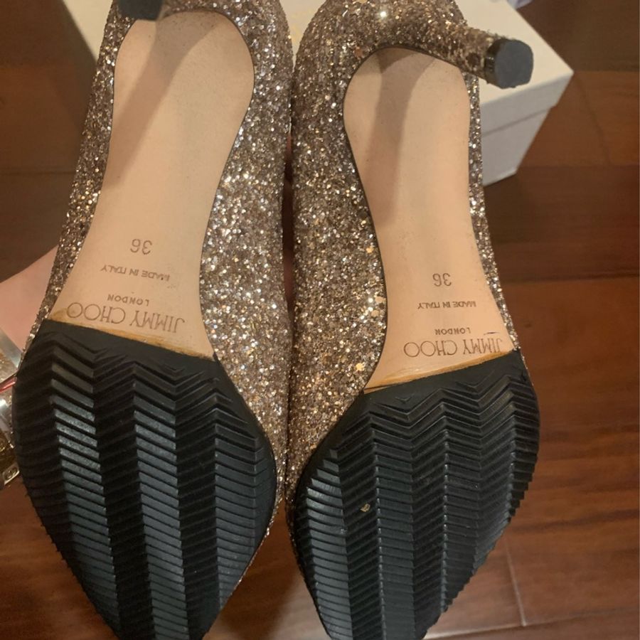JIMMY CHOO 8.5cm 全新婚鞋-3