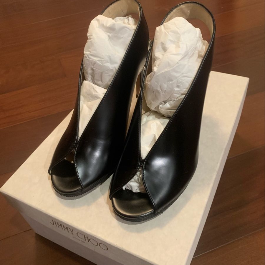 Jimmy choo 有型有款露趾8.5cm高跟鞋-0
