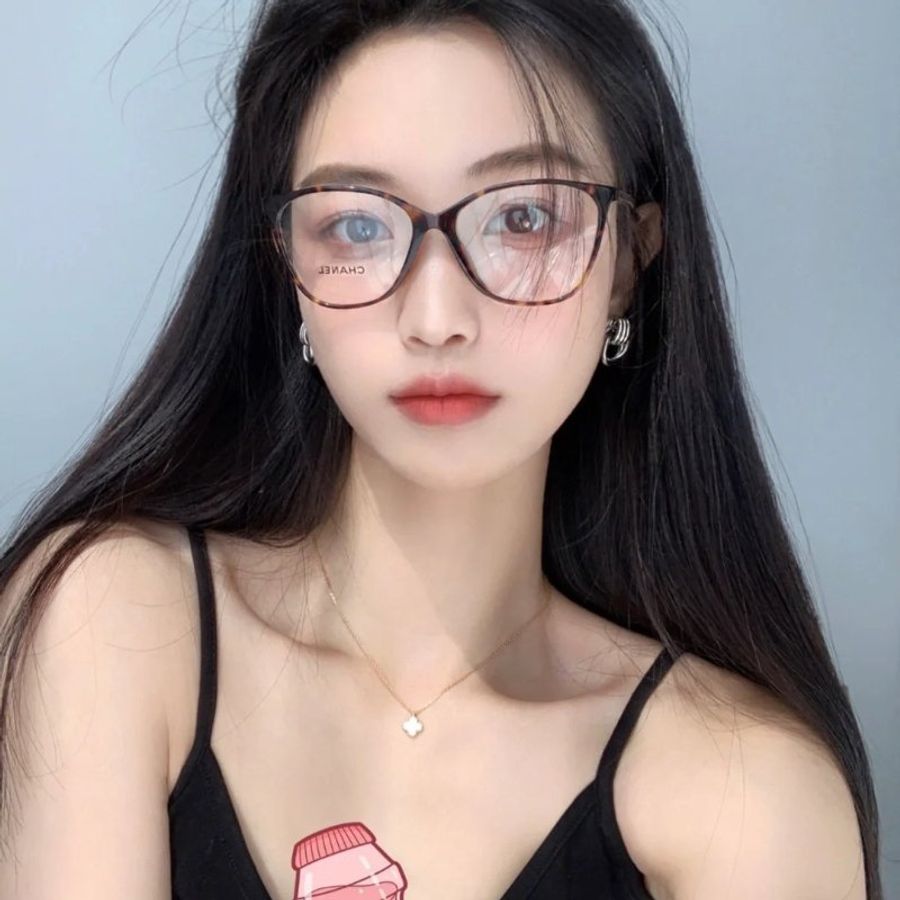 【現貨】麗睛眼鏡Chanel香奈兒眼鏡-CH3408Q(琥珀色)光學眼鏡/小香小羊皮穿鏈/香奈兒熱賣款眼鏡/香奈兒滿版LOGO眼鏡-4