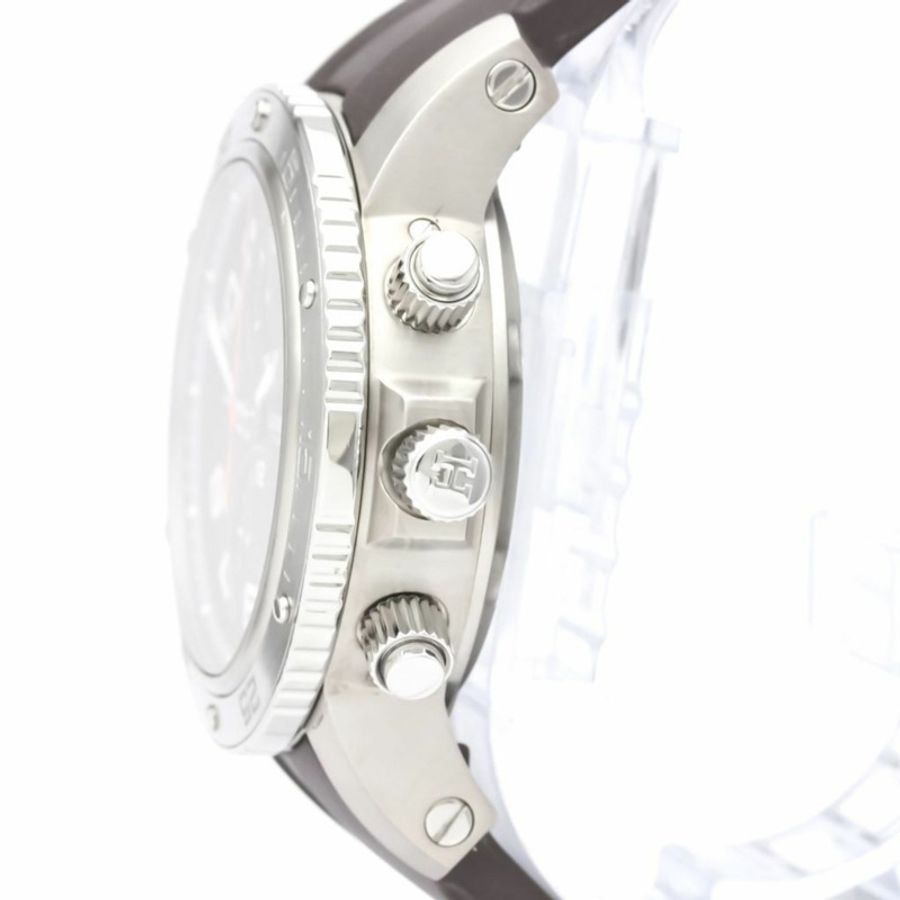 【日本直送】拋光 HERMES Clipper Diver 計時碼表鈦鋼手錶 CP2.941 BF553335-3