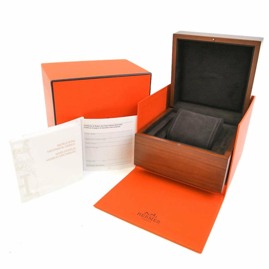 【日本直送】拋光 HERMES Clipper Diver 計時碼表鈦鋼手錶 CP2.941 BF553335-5