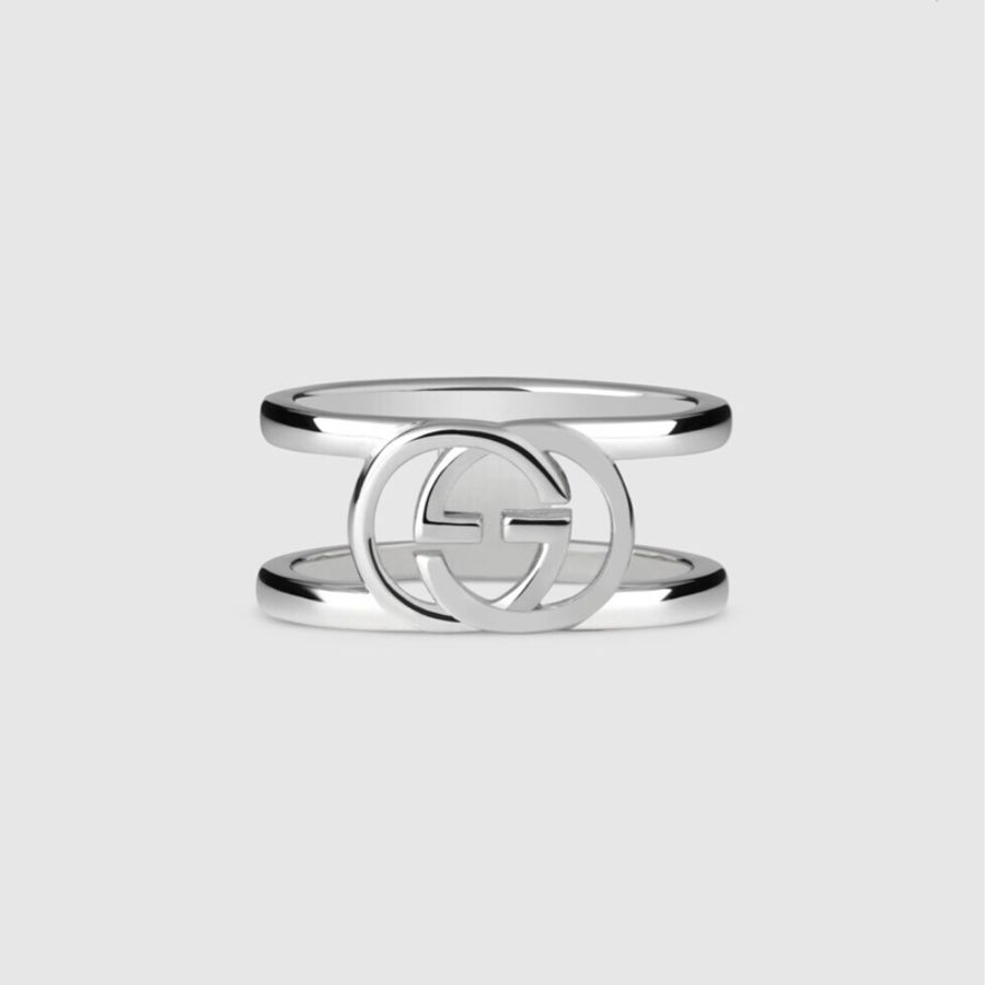 Gucci G開口寬戒指(Gucci戒圍14)-3