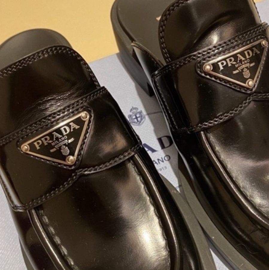Prada chocolate 穆勒鞋-2