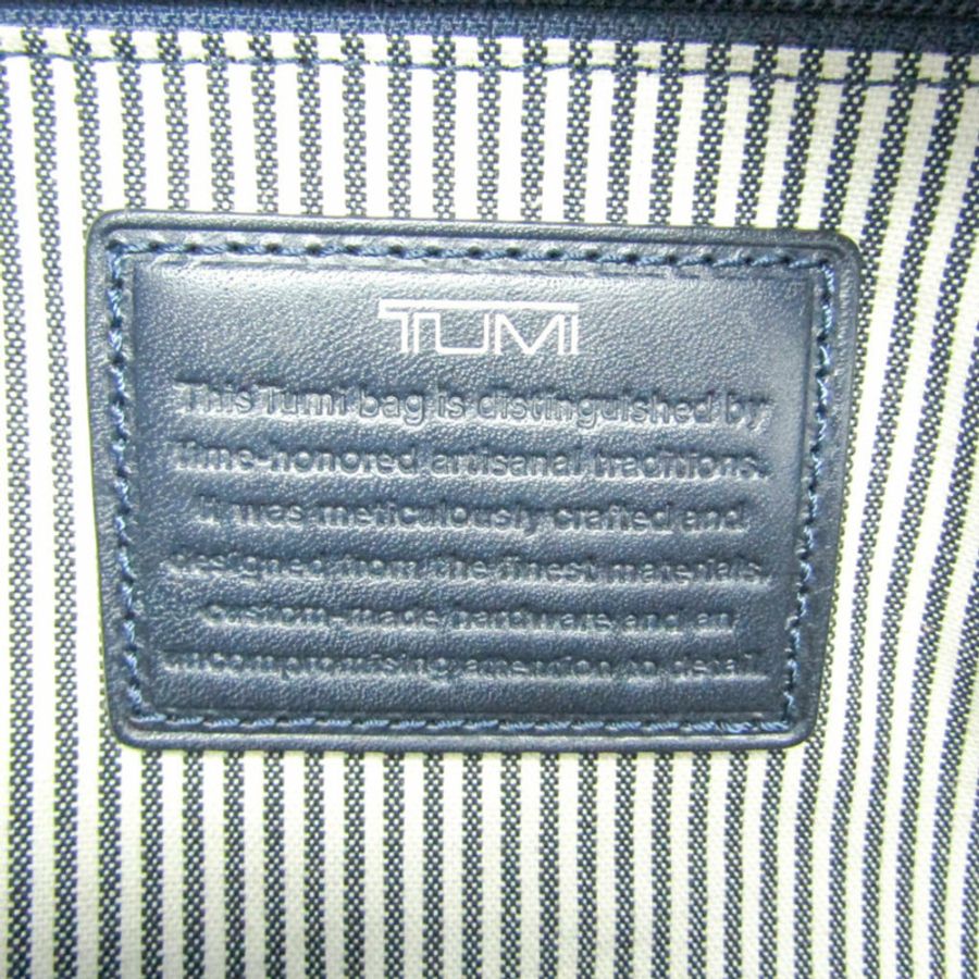 【日本直送】Tumi 30 週年紀念托特包 22290NHE 男士尼龍帆布皮革托特包海軍藍-9