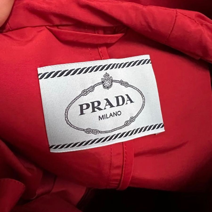 Prada 風衣外套 紅色-1